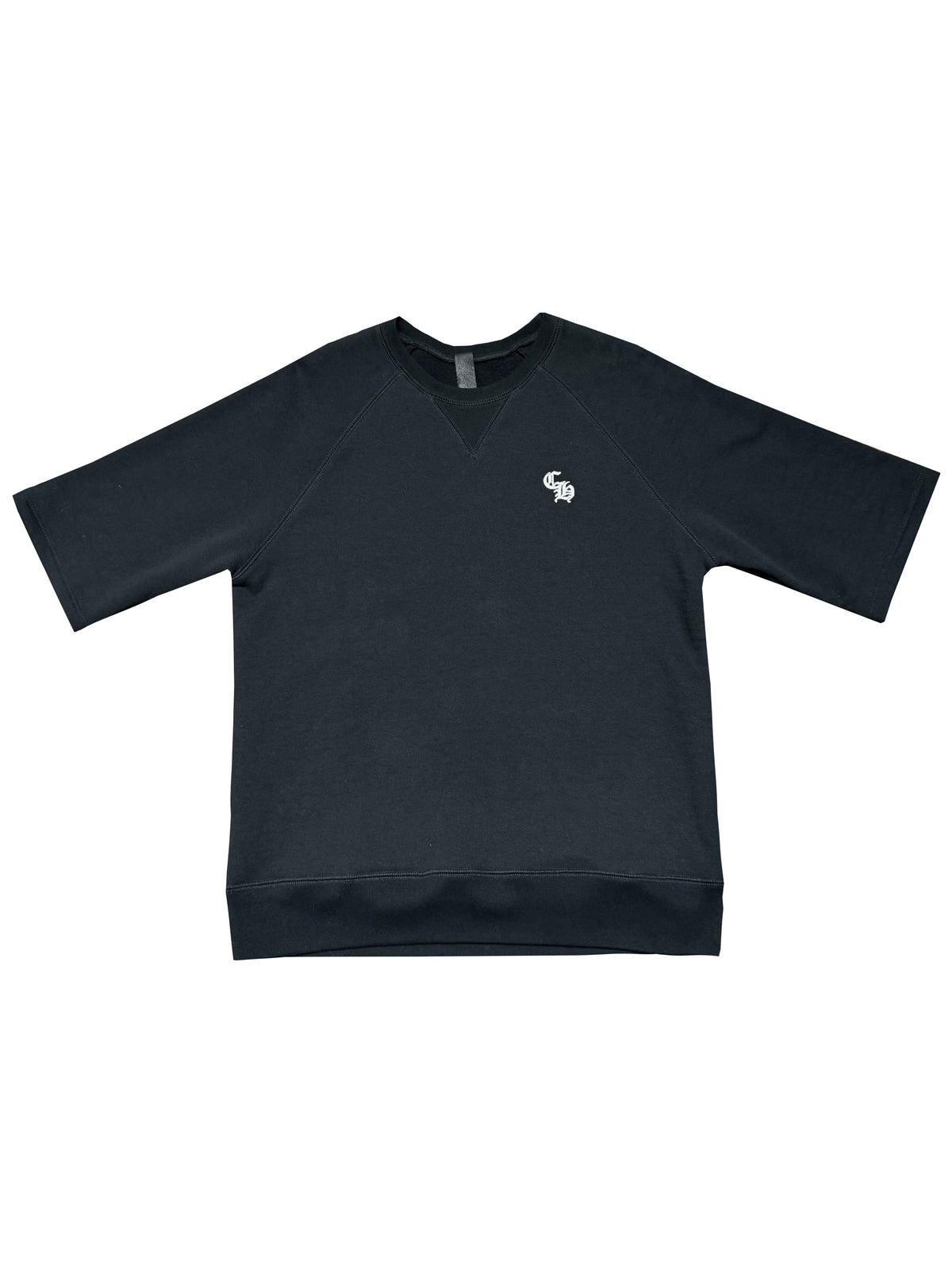 Chrome Hearts Slow Ride Embroidered Short Sleeve Crewneck Black M C118313660-Used