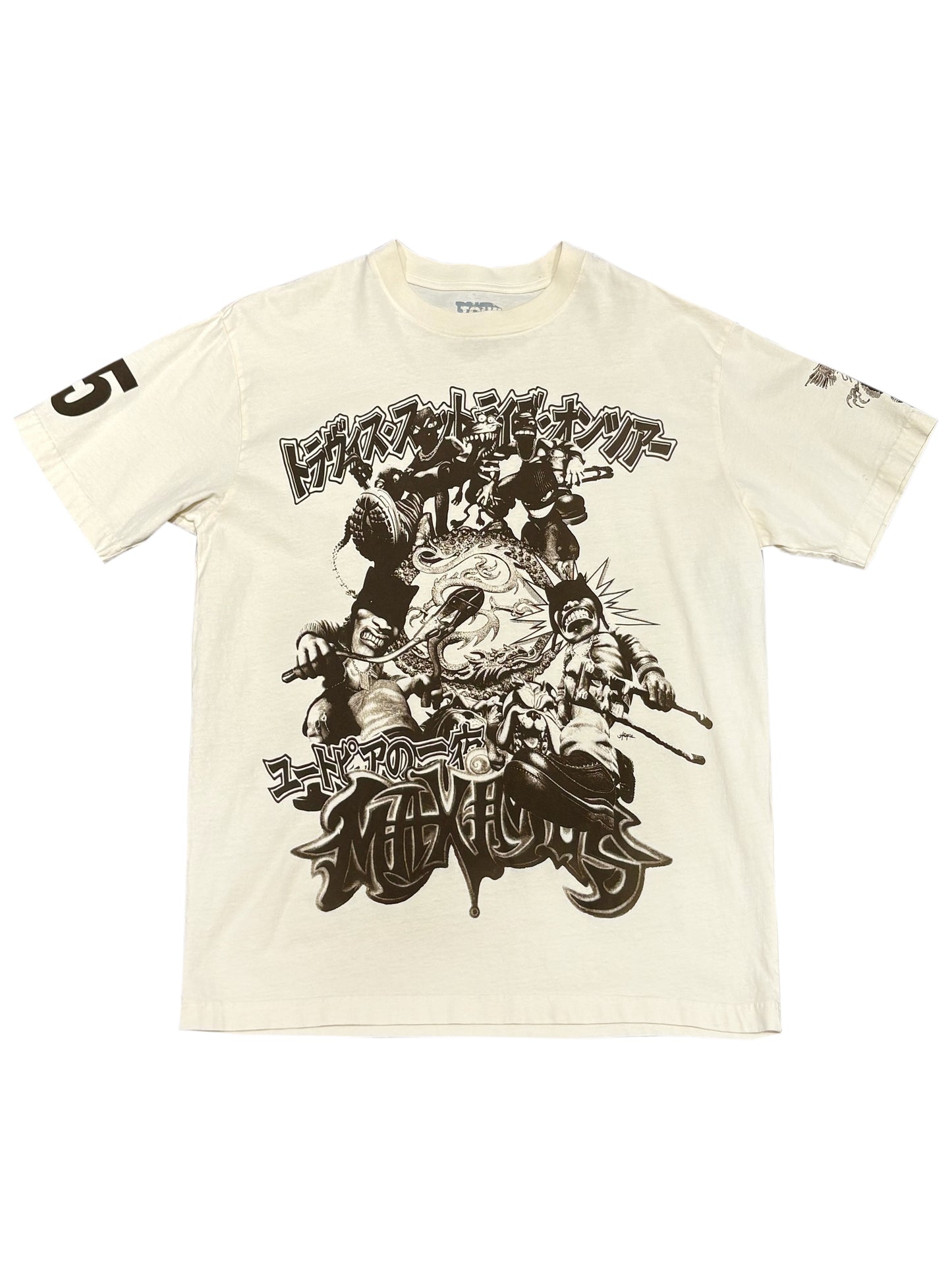 Travis Scott Utopia Circus Maximus In Tokyo World Tour Tee White
