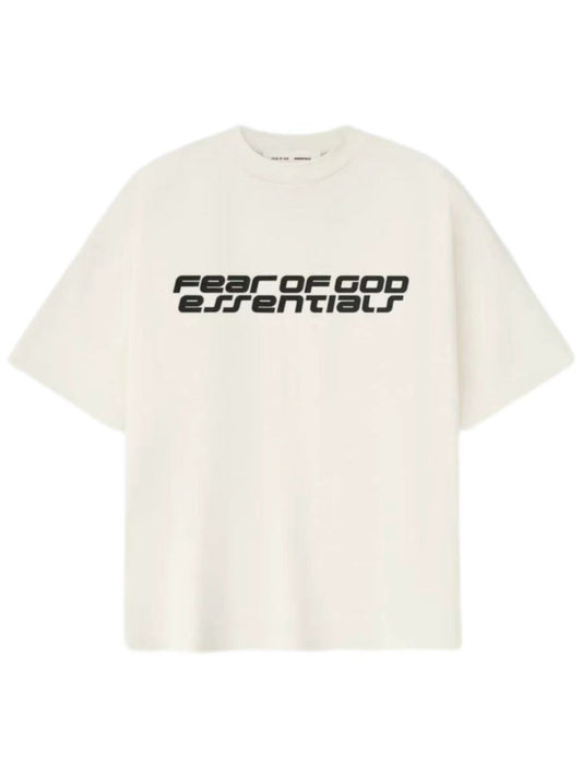 Essentials 25 Holiday Ponte 90s Tee Ivory