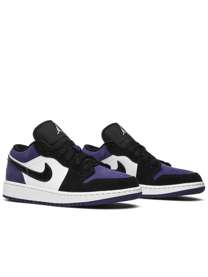 Air Jordan 1 Low Court Purple (GS) 553560 125
