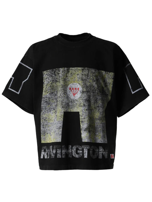 RRR123 NATURE OF MAN CVA TEE Black