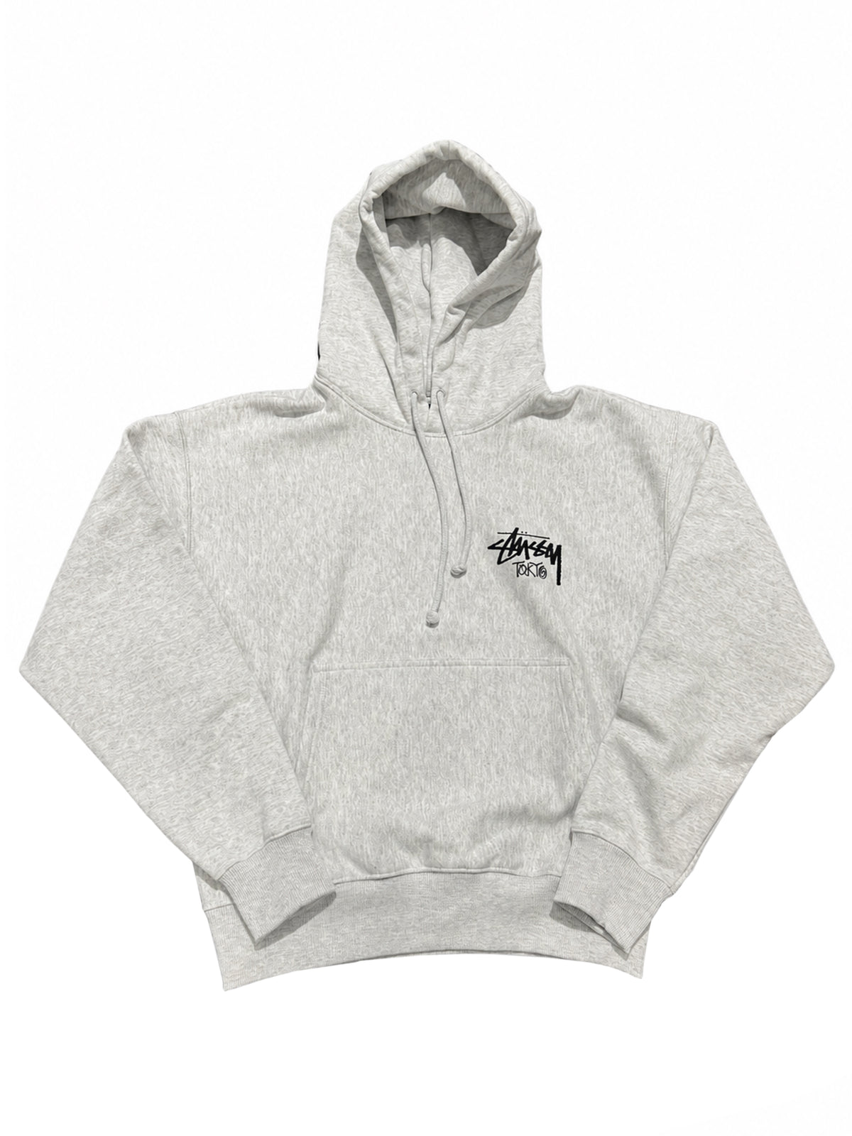 Stussy Stock Tokyo Hoodie Ash Heather