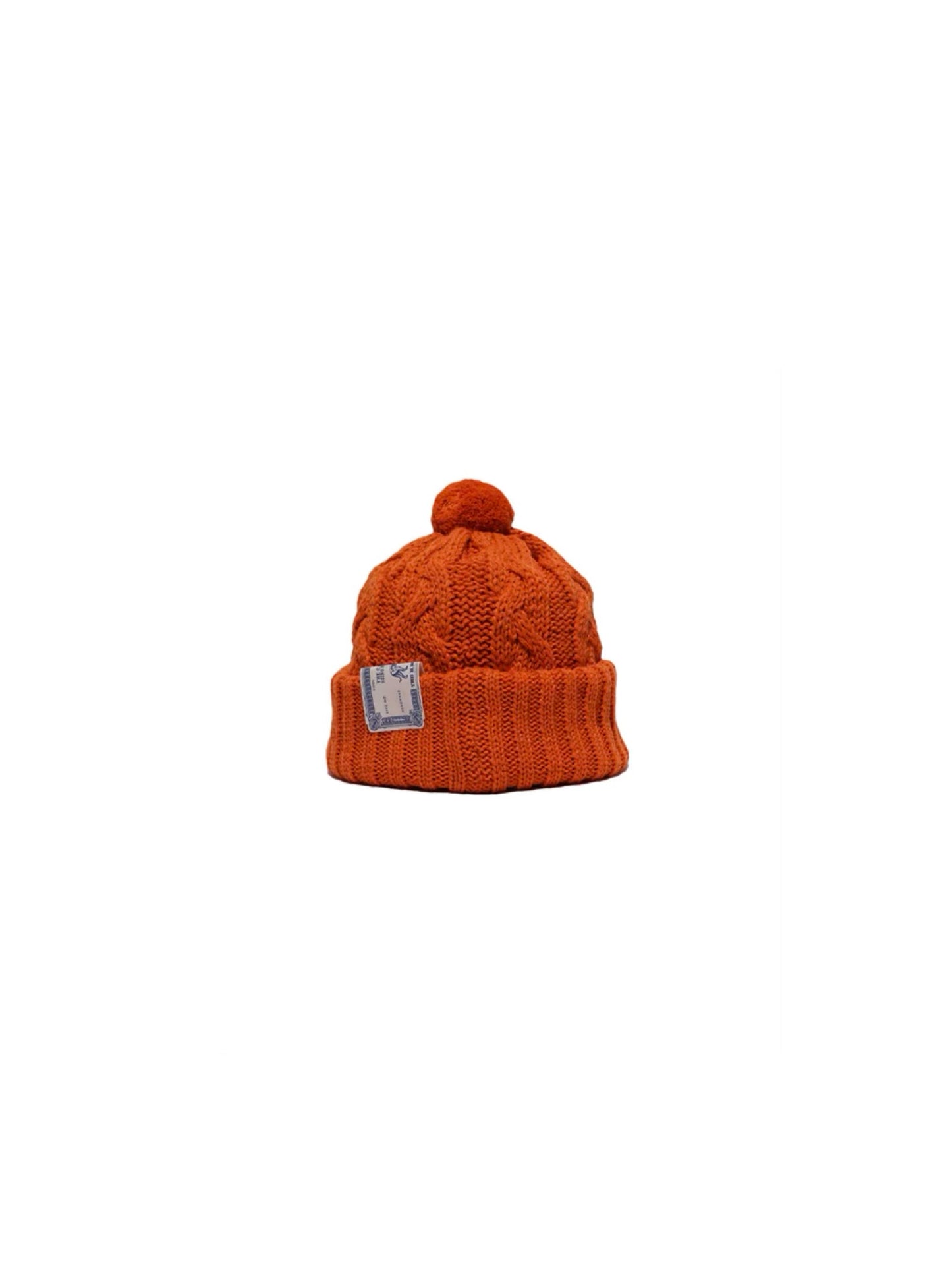 H.W Dog & Co Big Cable Knit Orange