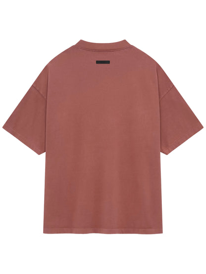 Essentials 24Fw Heavy Crewneck Tee Crimson