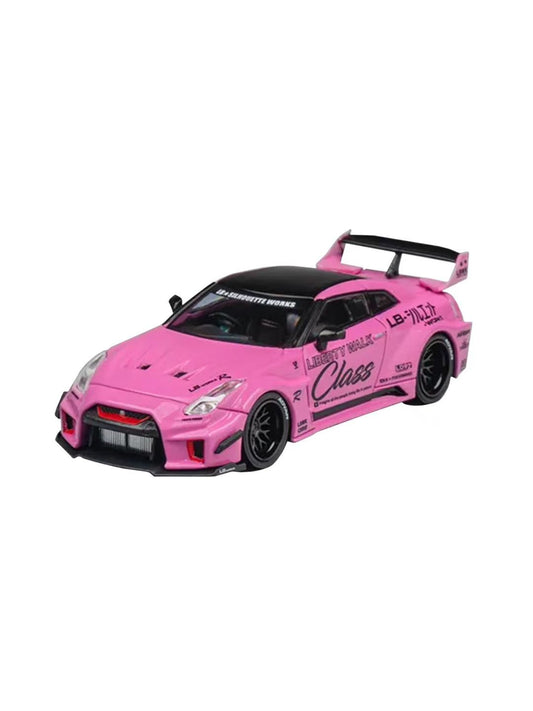 C-CM Model 1:64 LB-Silhouette Works GT Nissan 35GT-RR Pink GT08