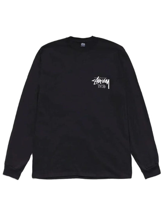 Stussy Stock Tokyo LS Tee Black