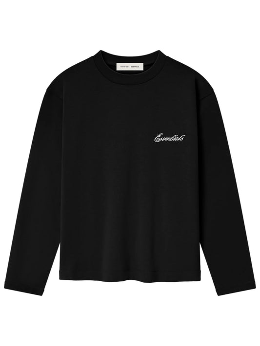 Essentials 25FW Womens Classic Fit Long Sleeve Jet Black