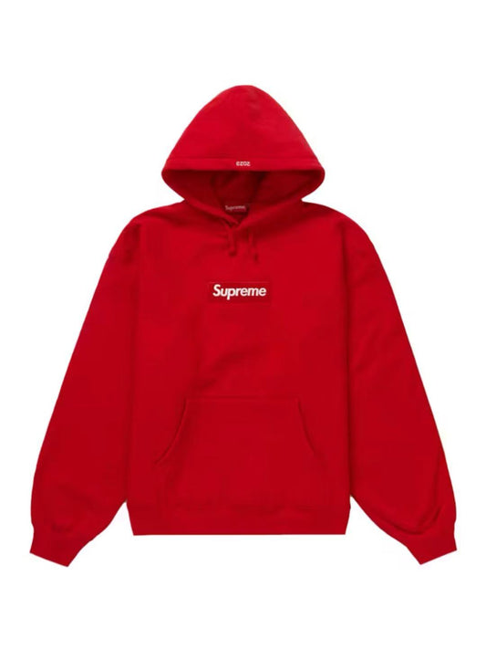 C-Supreme Box Logo Hooded Sweatshirt Red FW23 Size M