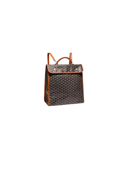Goyard Saint Leger Backpack Black Tan