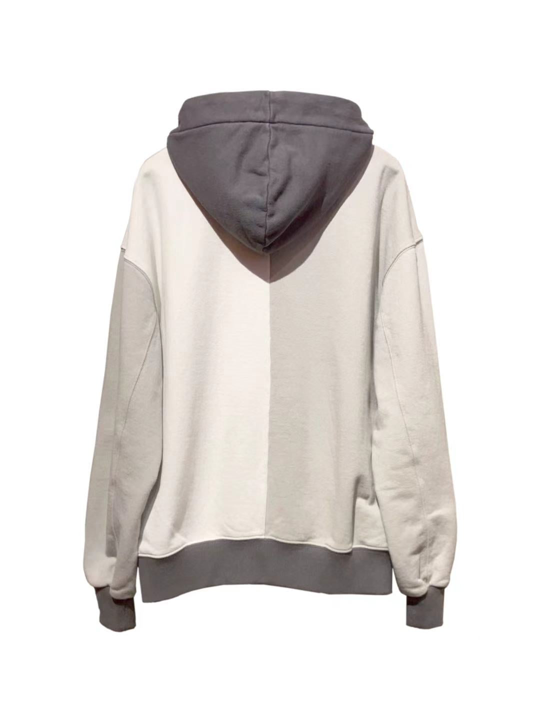 Beams x New Balance Made In USA Washed Zip Up Hoodie White