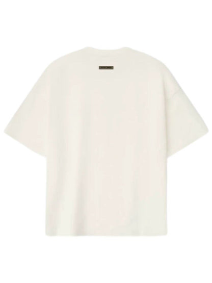 Essentials 25 Holiday Ponte 90s Tee Ivory