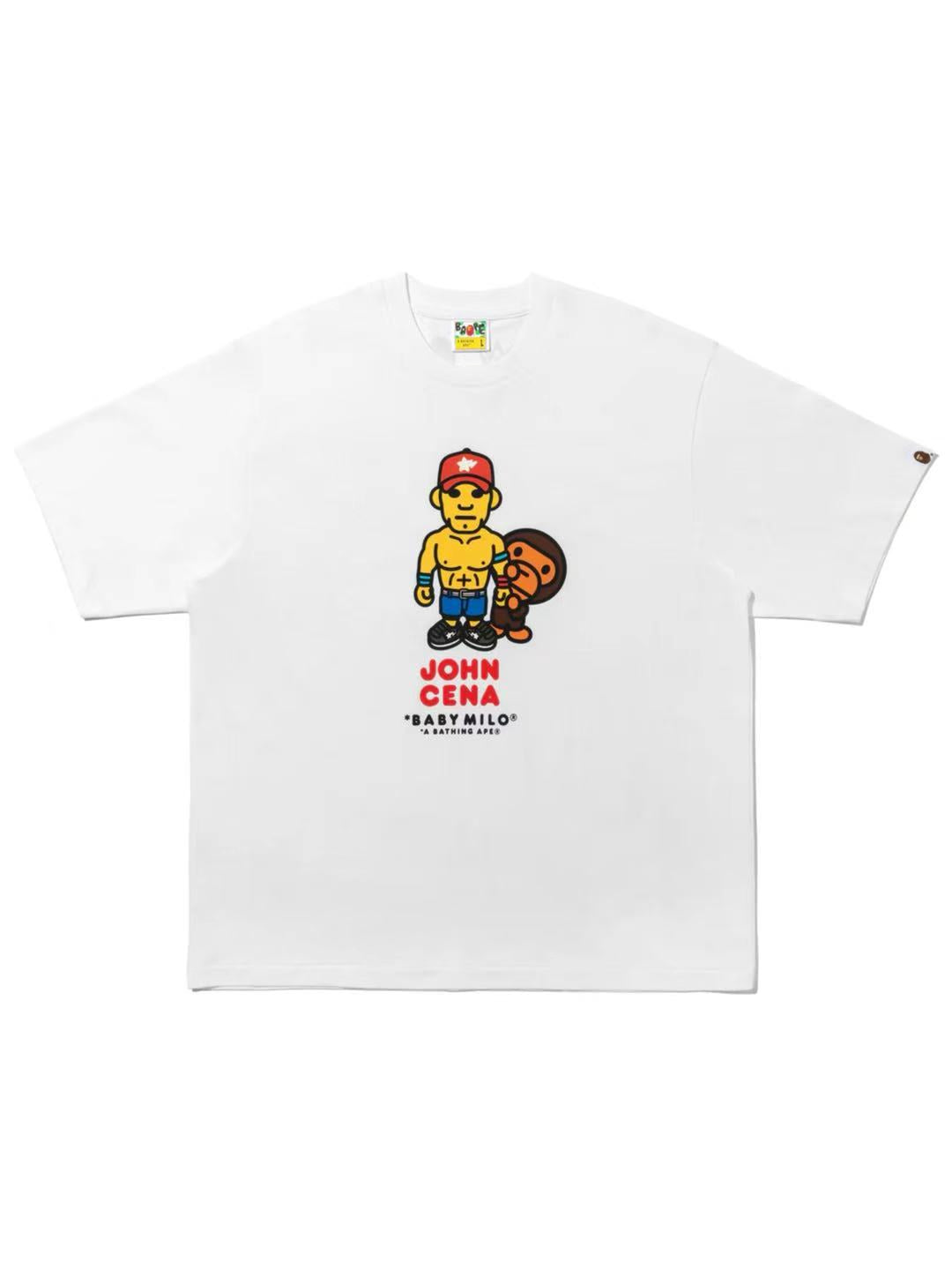 Bape x WWE John Cena Baby Milo Relaxed Fit Tee White