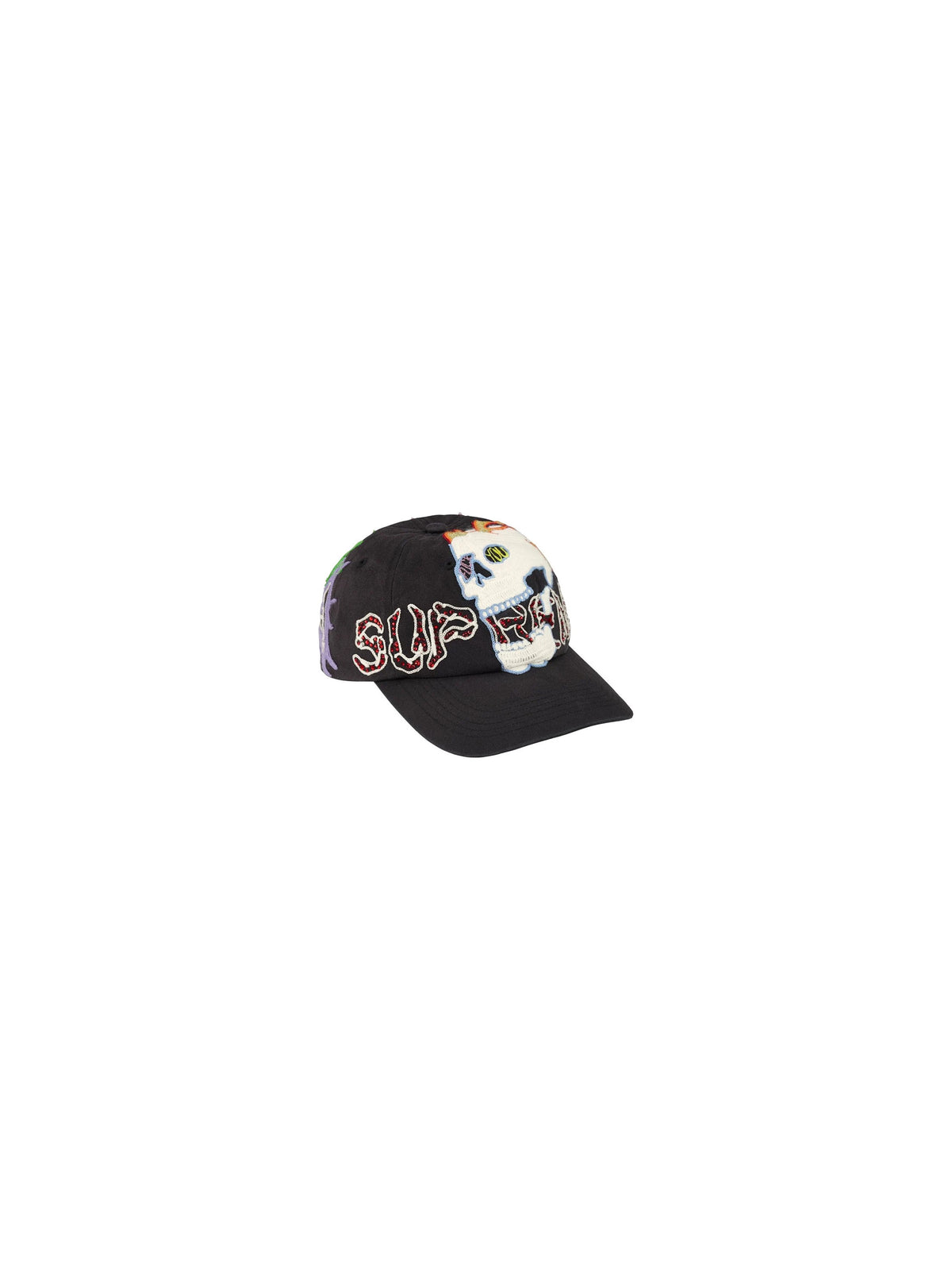 Supreme WFST 6 Panel Hat Black