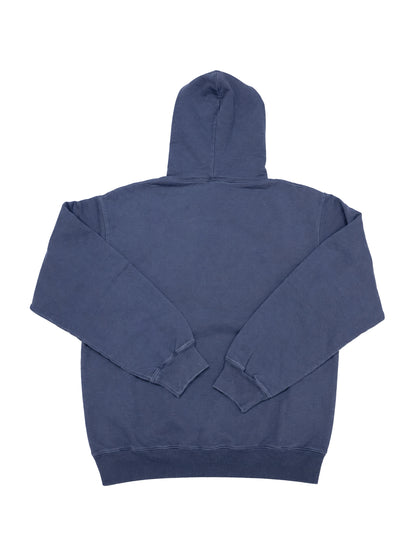 Supreme Small Box Drawcord Hoodie Navy Blue