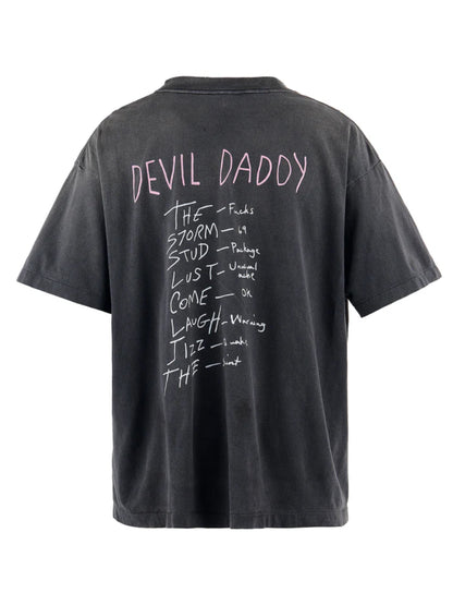 Saint Mxxxxxx SS Tee Devil Daddy Black