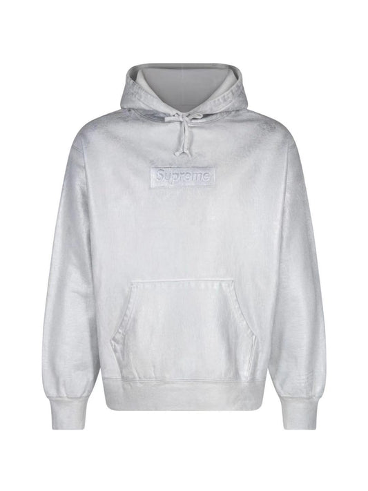 Supreme x MM6 Foil Box Logo Hoodie White