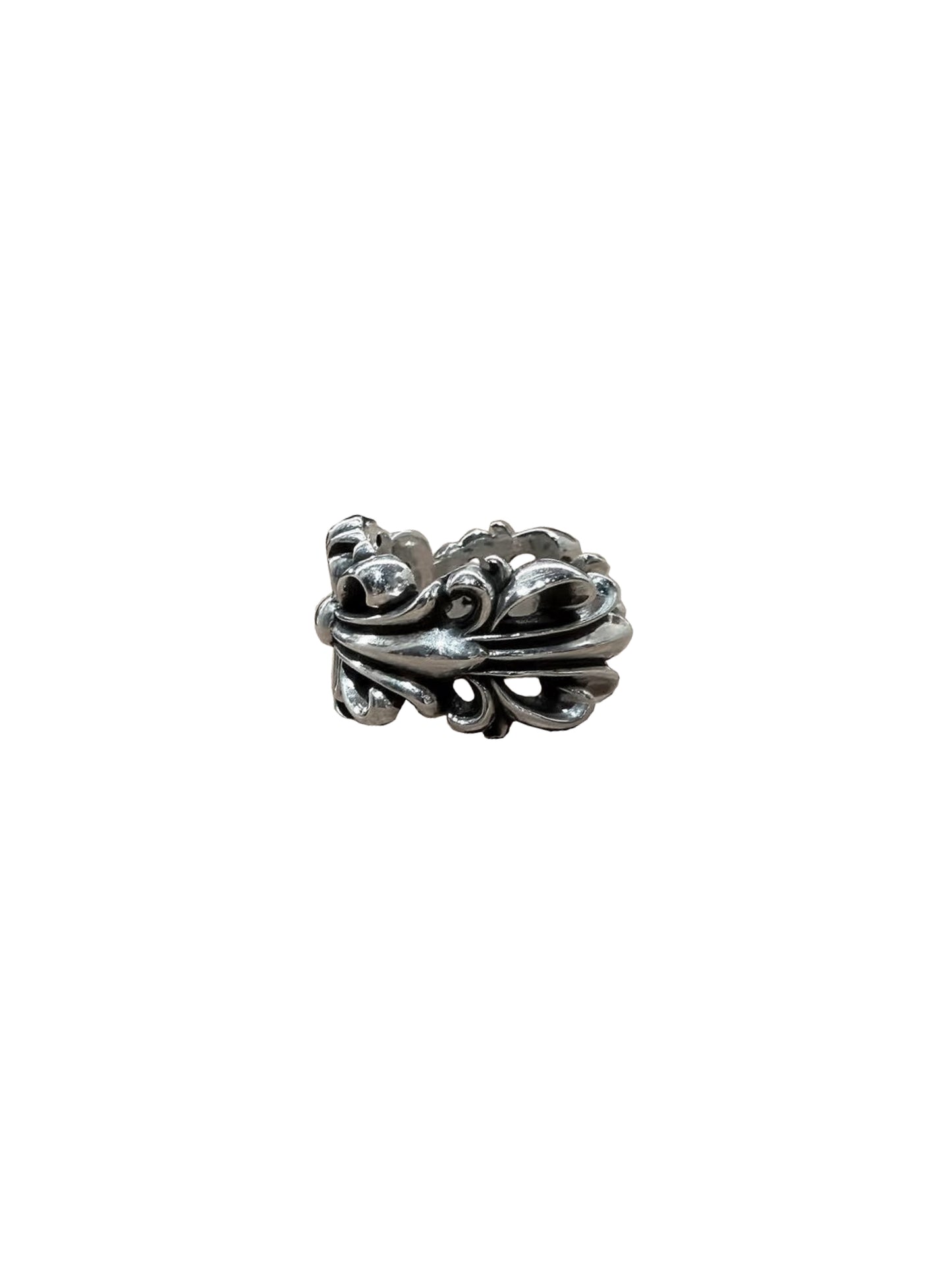 Chrome Hearts Double Floral Ring US 10 C419016595-Used
