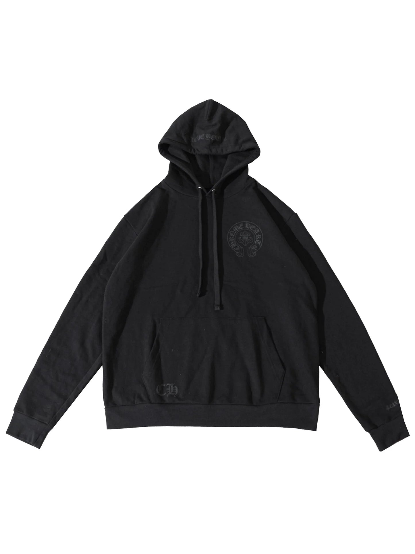 Chrome Hearts Cannes Exclusive Fleur De Lis Horseshoe Hoodie Black