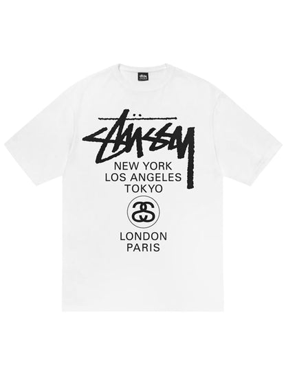 Stussy World Tour Tee White