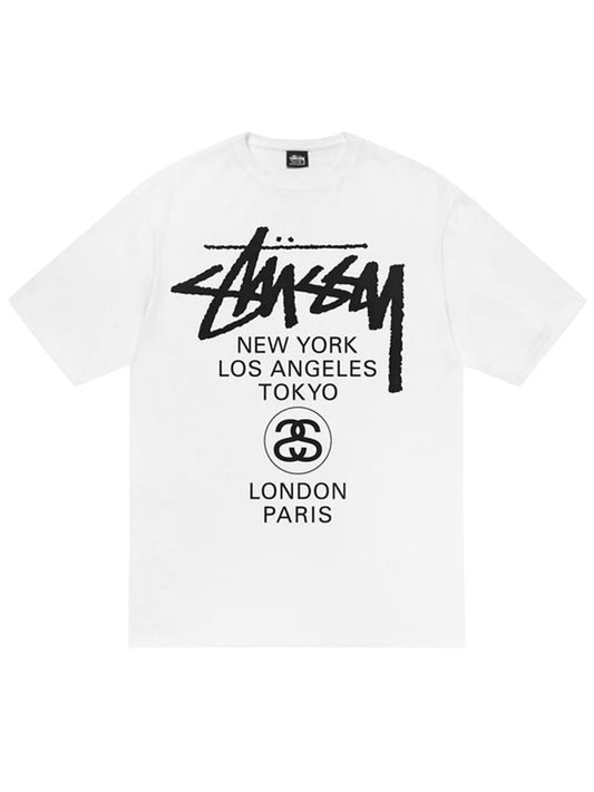 Stussy World Tour Tee White