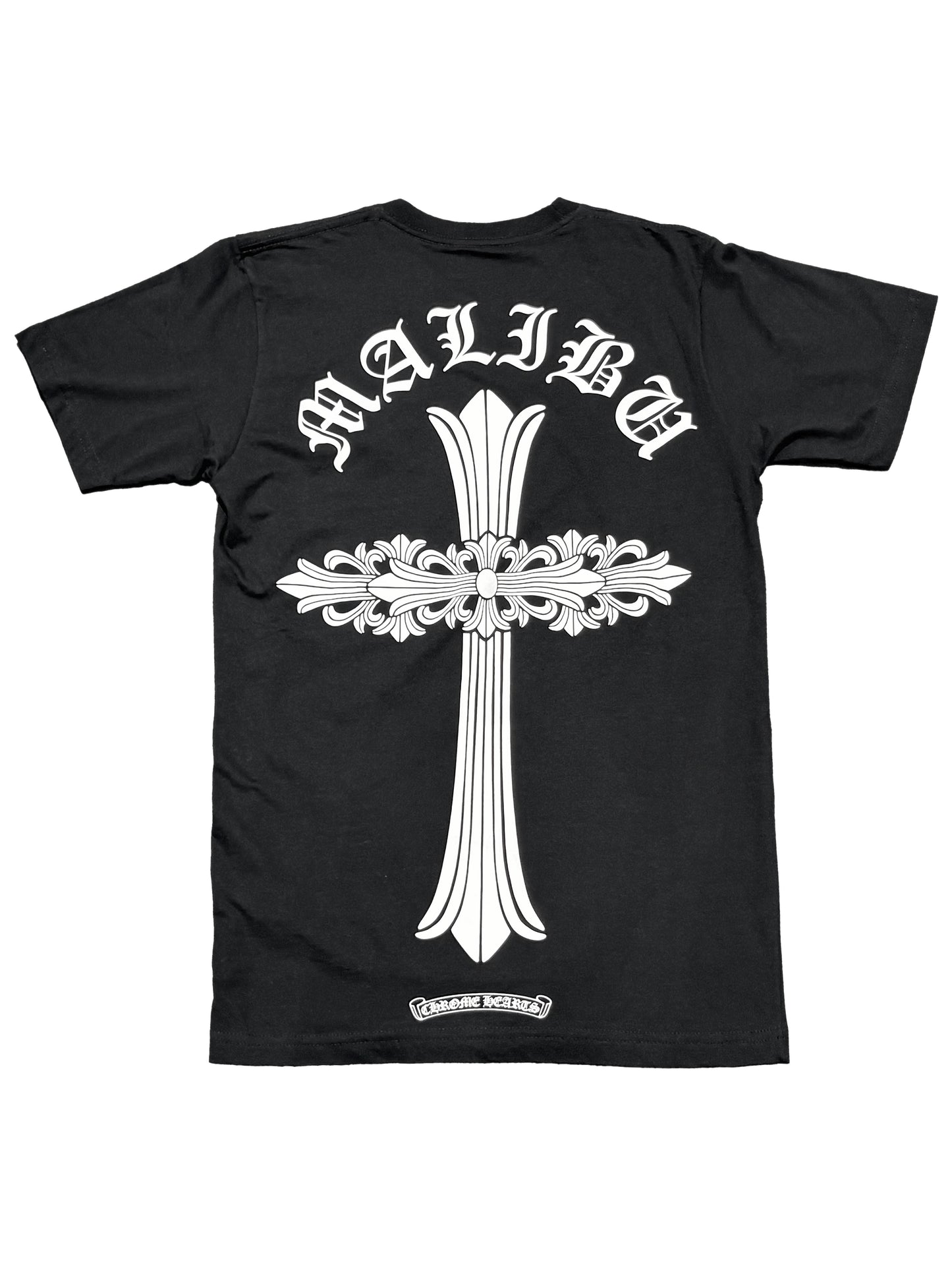 Chrome Hearts Big Floral Cross Malibu Exclusive Tee Black S C119141263-Used