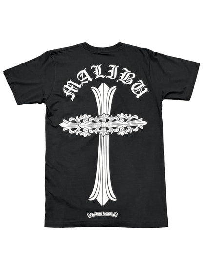Chrome Hearts Big Floral Cross Malibu Exclusive Tee Black S C119141263-Used