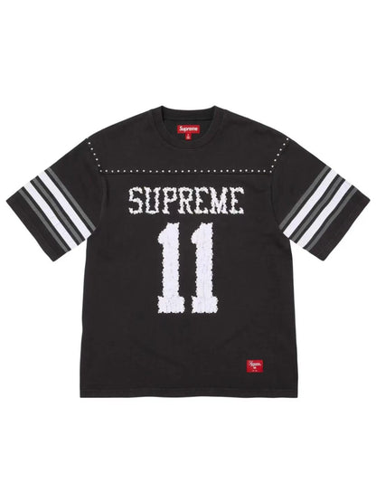 Supreme Studded Football Top Tee Black