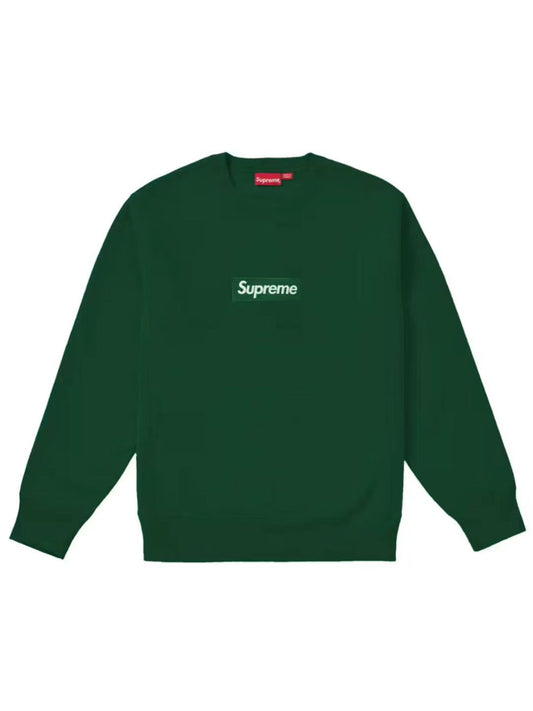 C-Supreme Dark Green Box Logo Crewneck Dark Green FW18 Size M