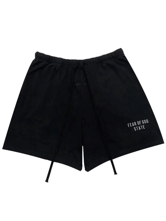 Essentials 24Fw Heavy Jersey Soccer Shorts Black
