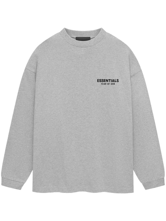 Essentials 25Ss Jersey Long Sleeve T-Shirt Light Heather