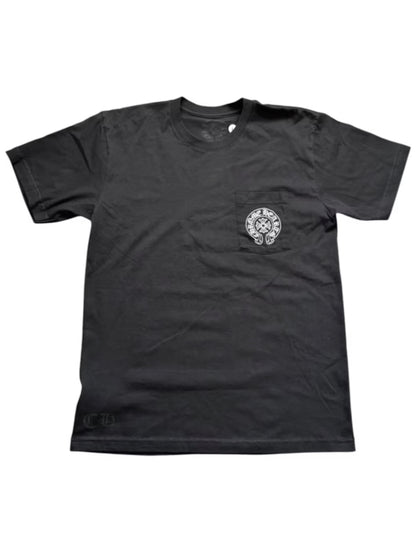 Chrome Hearts Las Vegas Exclusive Horseshoes Pocket Tee Black