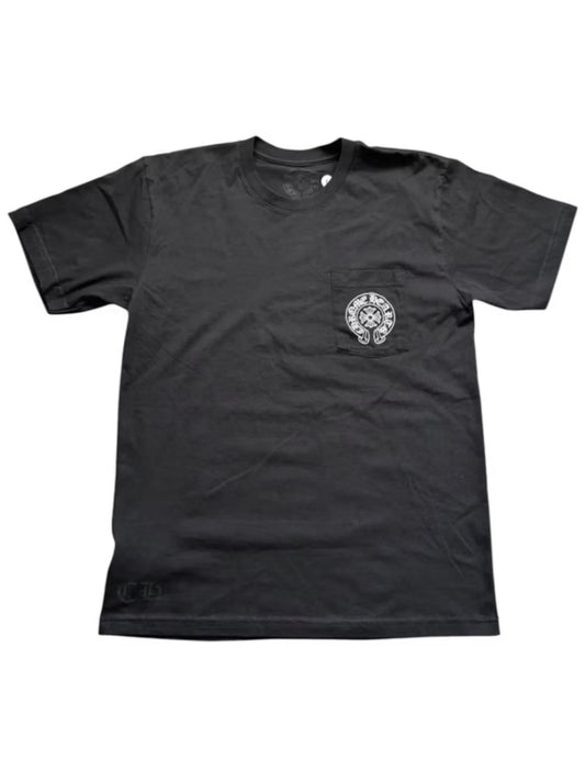 Chrome Hearts Las Vegas Exclusive Horseshoes Pocket Tee Black