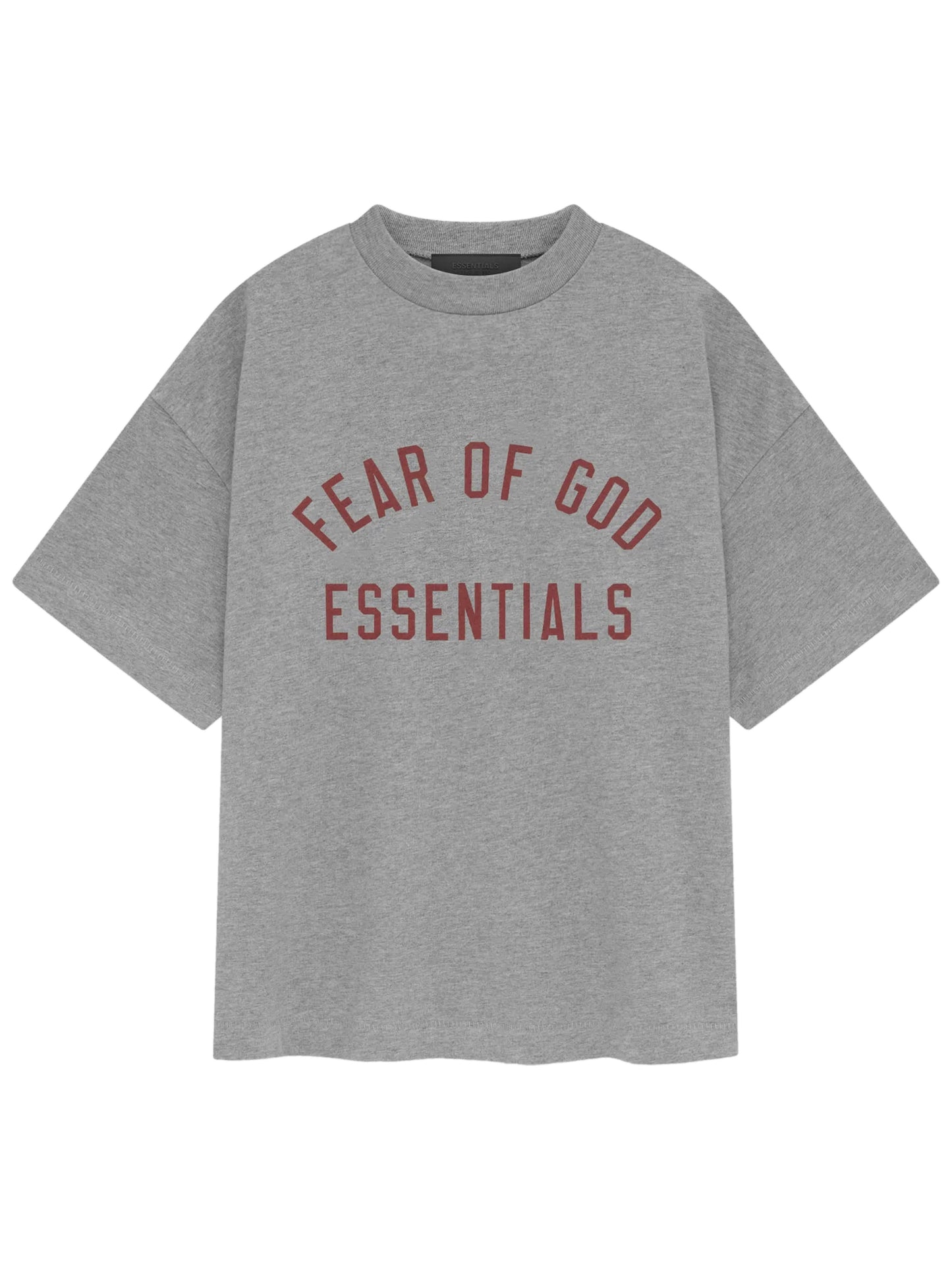 Essentials 24Fw Kids Jersey Crewneck Tee Dark Heather