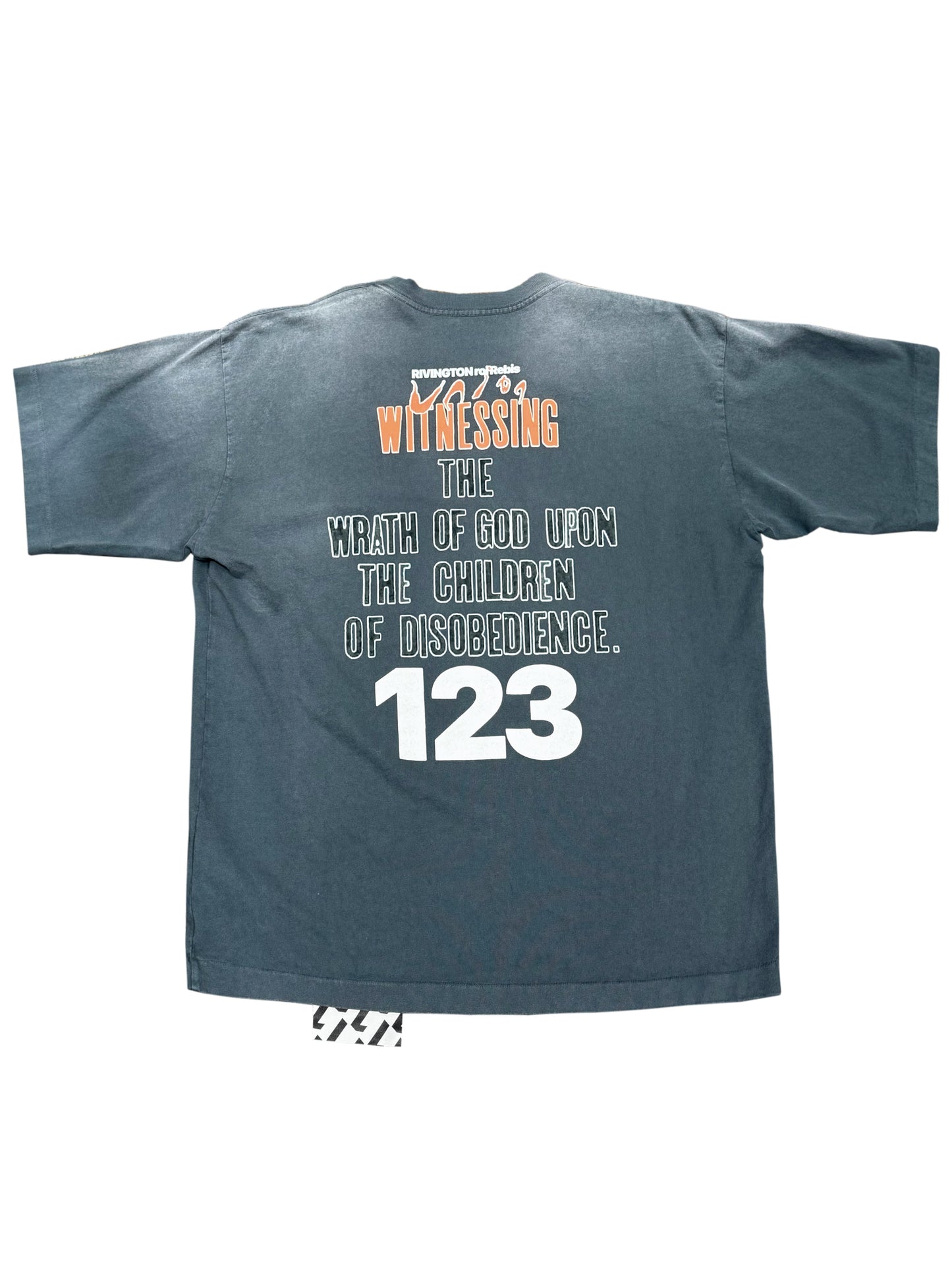 RRR123 Rivington Roi Rebis 123 Witnessing Sex Shirts Printed Washed Black