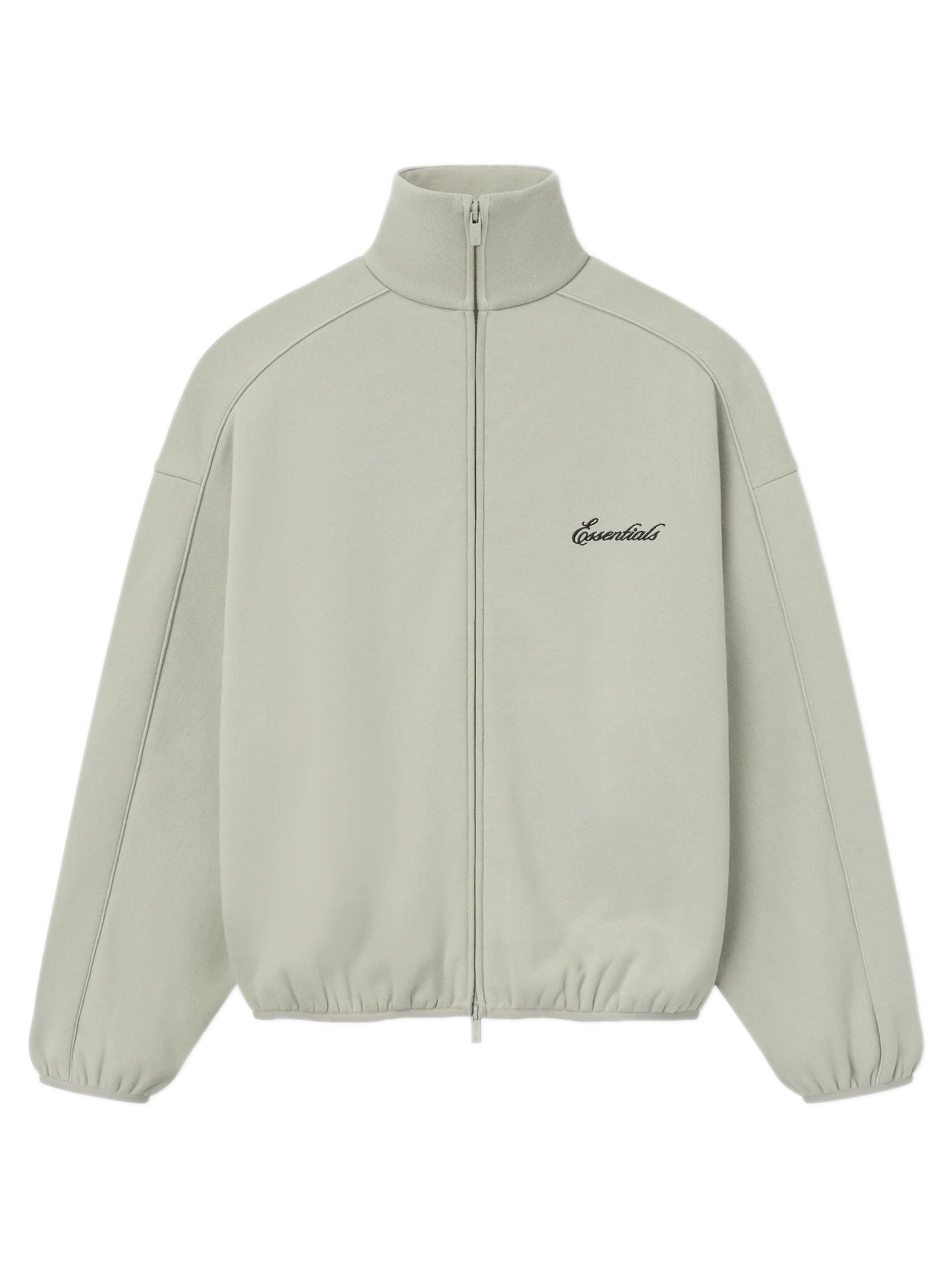 Essentials 25FW Modern Fit Track Jacket With Piping Abbey Stone