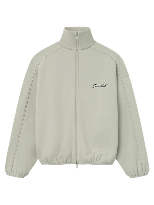 Essentials 25FW Modern Fit Track Jacket With Piping Abbey Stone