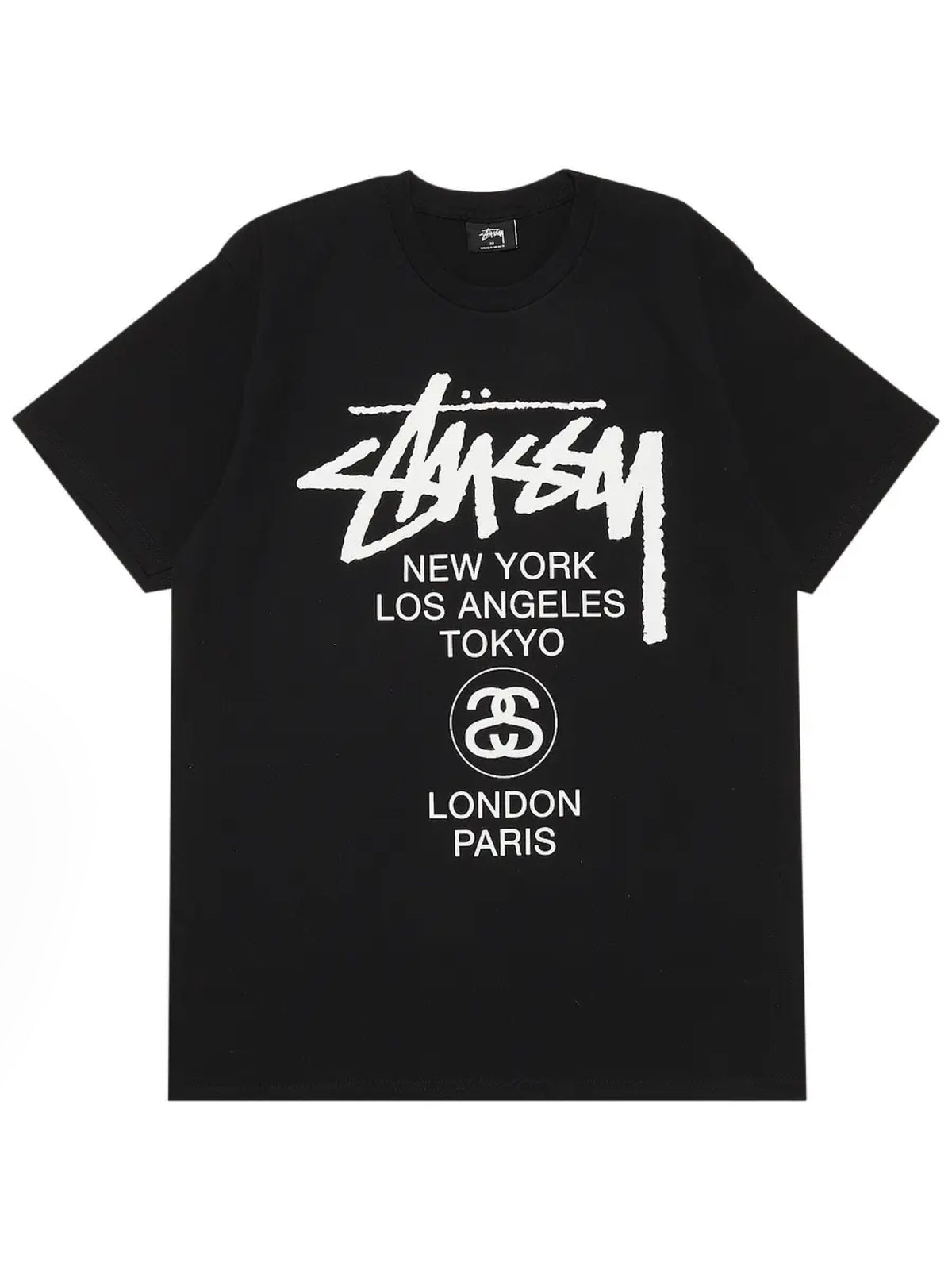 Stussy World Tour Tee Black