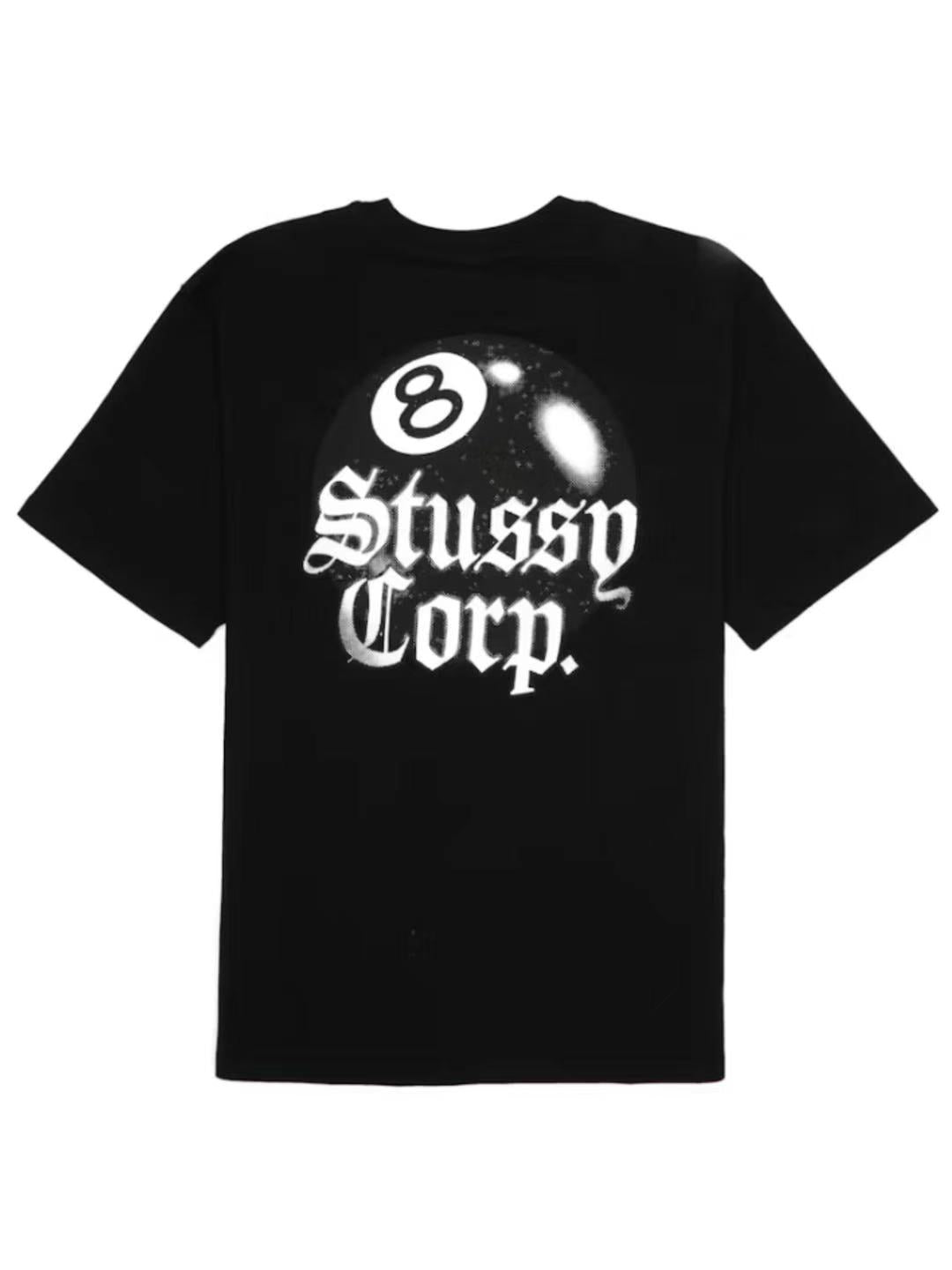 Stussy 8 Ball Crop Tee  Black