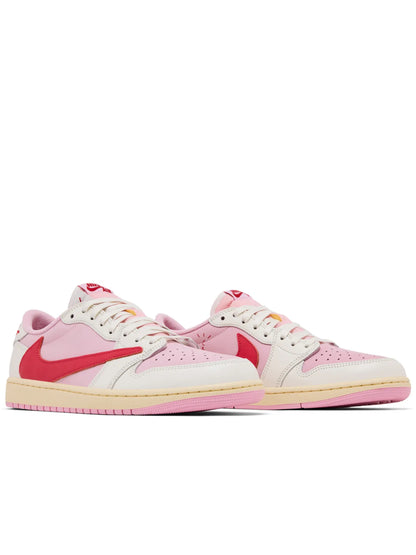 Air Jordan 1 x Travis Scott Retro Low Sail Tropical Pink IQ7604-101