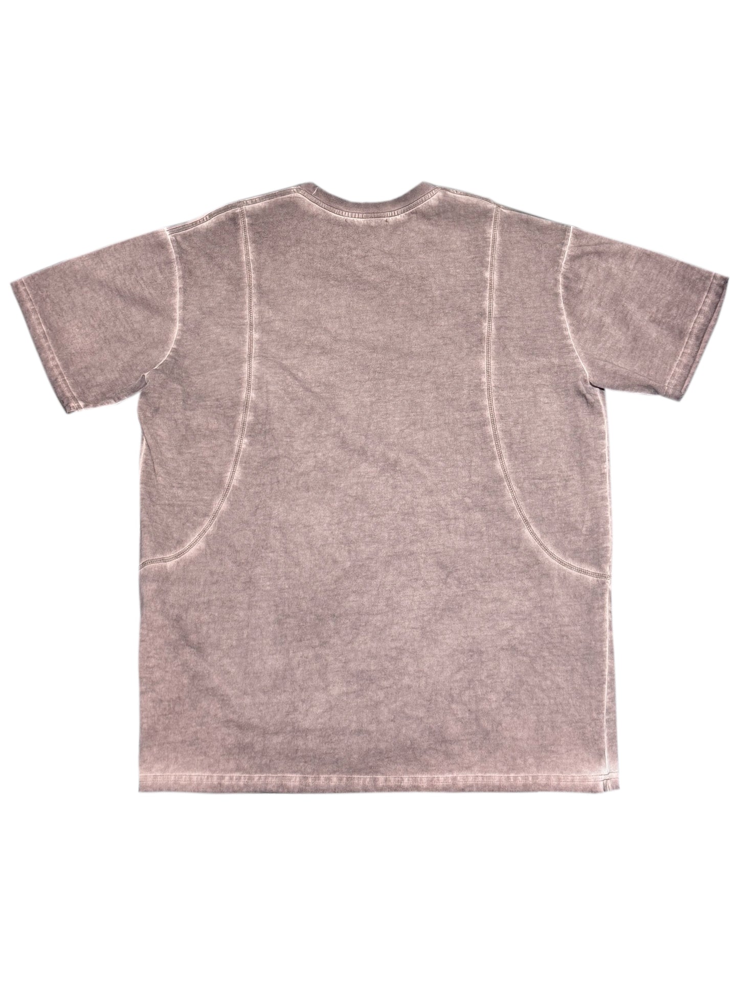 Undermycar Anti Fxxking Logo Play Geo Line Pigment Tee Beige