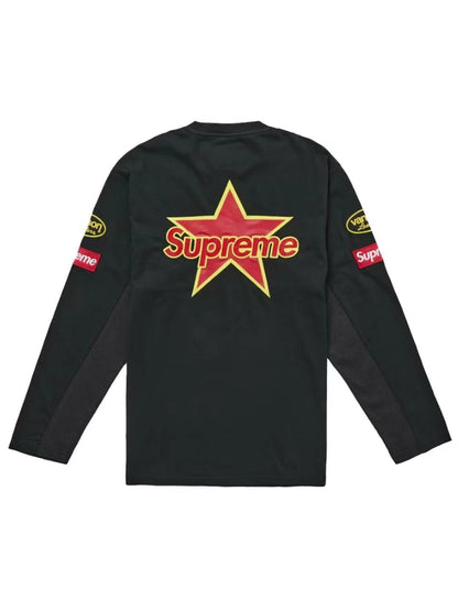 Supreme Vanson Leathers LS Top Black