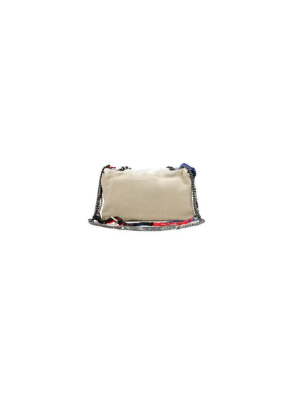 Chanel Art School Painted Graffiti Canvas Oh My Boy Flap Bag Vintage