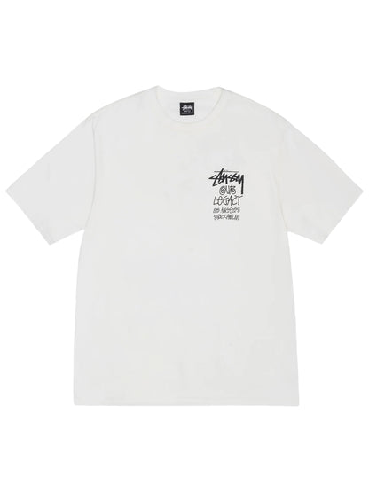 Stussy & Our Legacy Work Shop 8 Ball Yin Yang Pigment Dyed Tee Natural