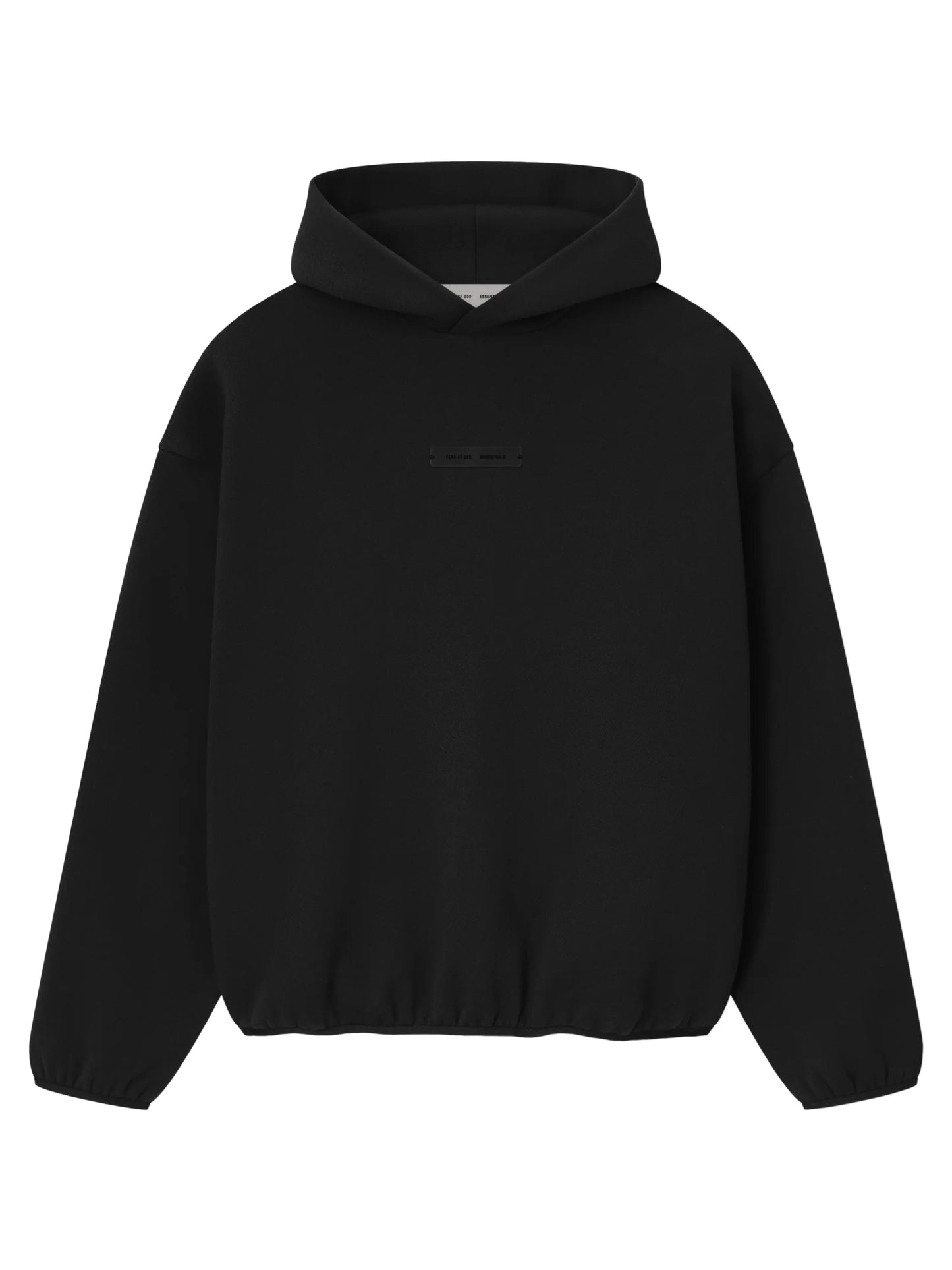 Essentials 25FW Modern Fit Fleece Hoodie Jet Black