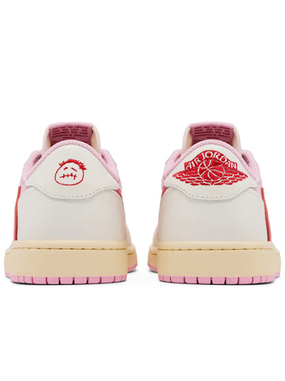 Air Jordan 1 x Travis Scott Retro Low Sail Tropical Pink IQ7604-101