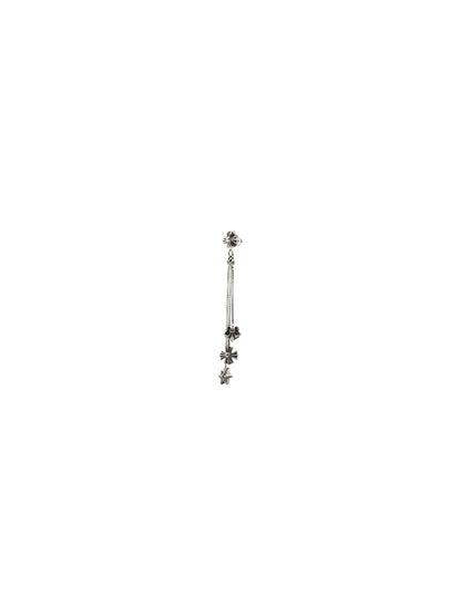 Chrome Hearts Jojo 3 Drop Earring Silver