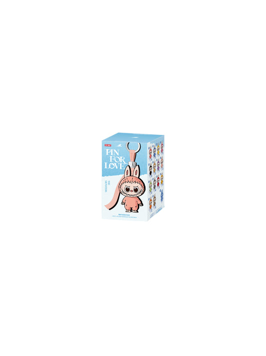 POP MART The Monsters Labubu PIN FOR LOVE SERIES Vinyl Plush Pendant blind box (N-Z)