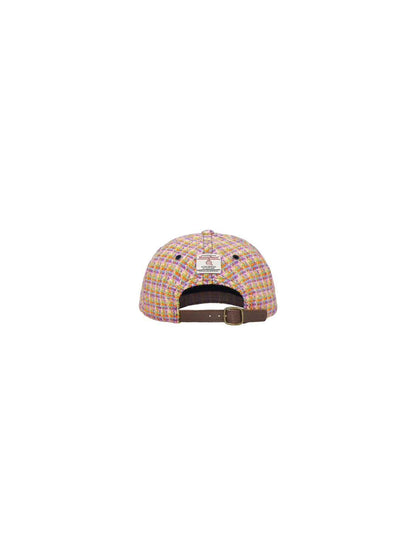 Supreme Harris Tweed 6 Panel Hat Yellow