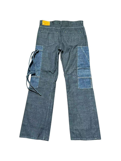 Louis Vuitton Karakoram Denim Cotton Men Pant 33 C116087531-Used
