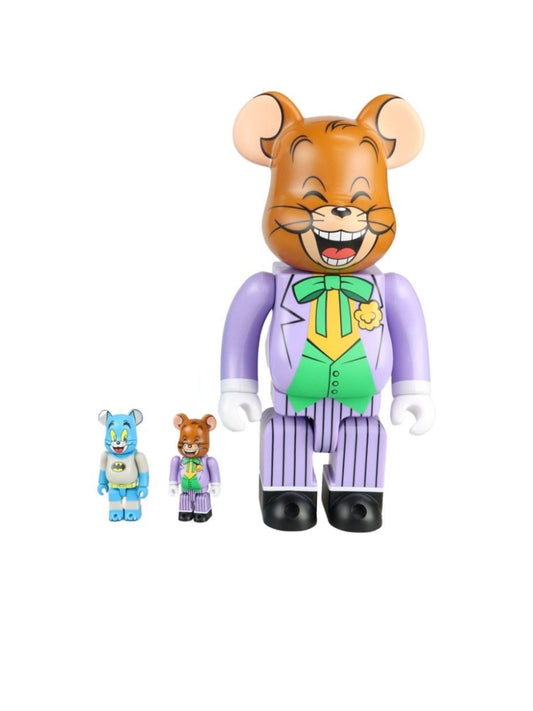BearBrick x Tom As Batman and Jerry As The Joker 100% and 400%